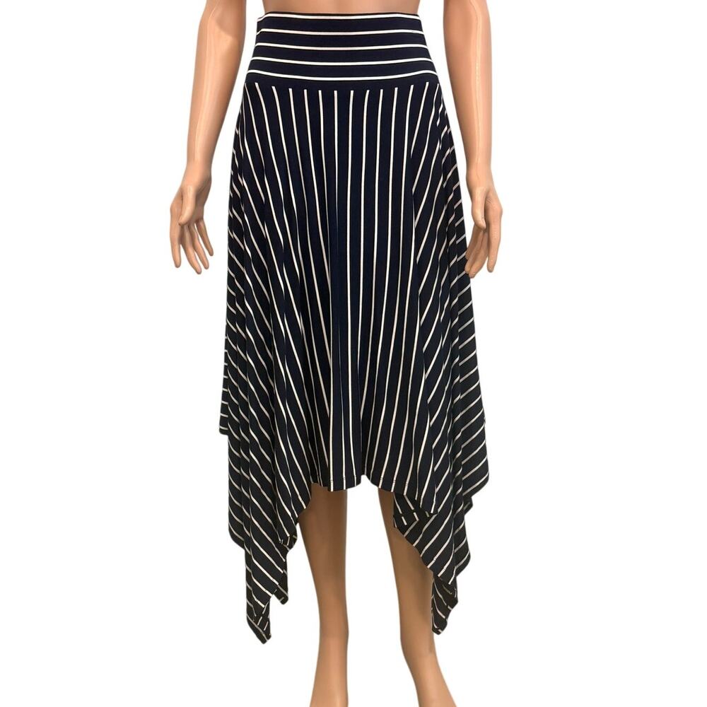 Cabi medium asymmetrical handkerchief hem nautical pull on skirt SK 2997